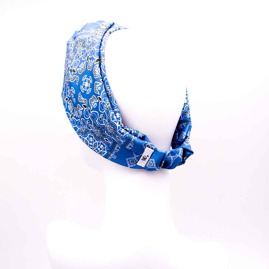 HERMINE SKY BLUE TURBAN ΚΟΡΔΕΛΑ: Ανοιχτό μπλε