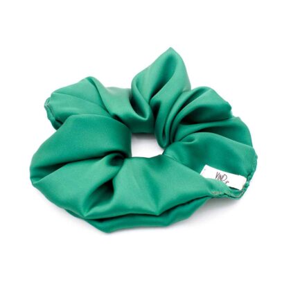 GREEN: Λαστιχάκι scrunchie για τα μαλλιά