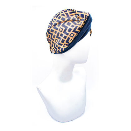 MANUELLE: Τουρμπάνι ολόκληρο, τεχνητό μετάξι, βελούδο