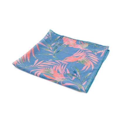 ANDREA: Μαντήλι, φουλάρι, σωμόν, γαλαζοπράσινο