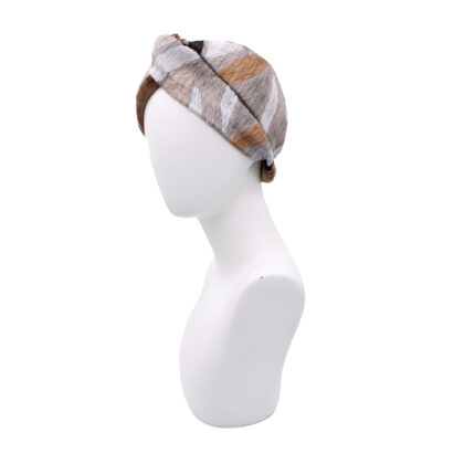 IHAB: Bandana, τεχνητό μετάξι, βελούδο grey, coffee, brown