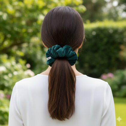 TEAL: Λαστιχάκι μαλλιών, scrunchie, βελούδο