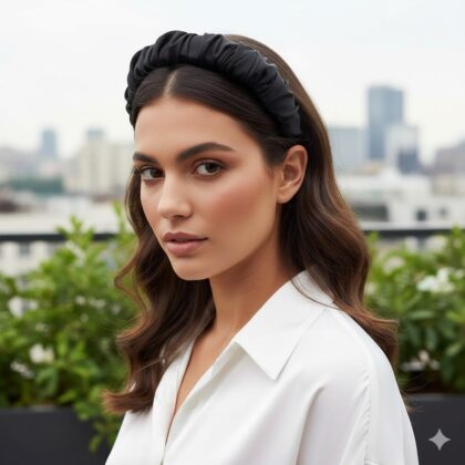 ΣΤΕΚΑ BLACK: Μονόχρωμη, τεχνητό μετάξι