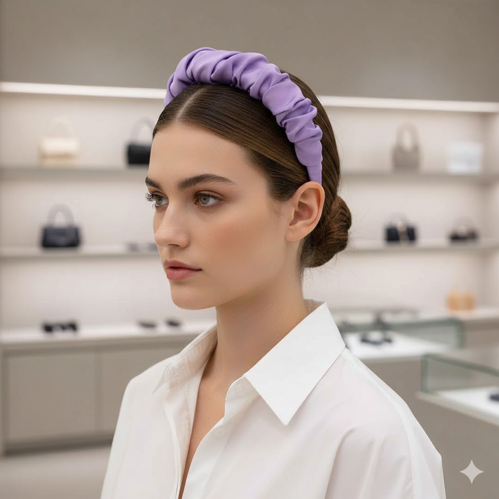 ΣΤΕΚΑ PURPLE: Μονόχρωμη, τεχνητό μετάξι