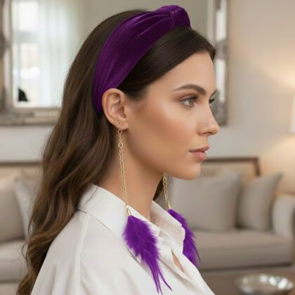PURPLE: Χειροποίητη στέκα,aο με φτερά