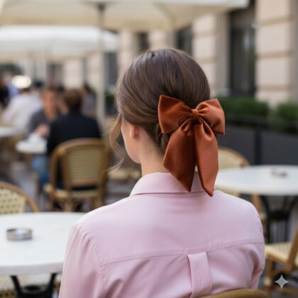 BRICK: Φιόγκος, βελούδο μαύρο