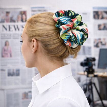 GARNET: Clammer, με εμπριμέ ύφασμα τεχνητό μετάξι