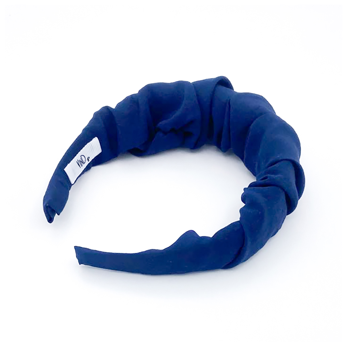NAVY BLUE χειροποίητη στέκα μαλλιών από premium modal ύφασμα. Κομψό και minimal αξεσουάρ μαλλιών με απαλή υφή και άνετη εφαρμογή, ιδανικό για καθημερινά και elegant looks.